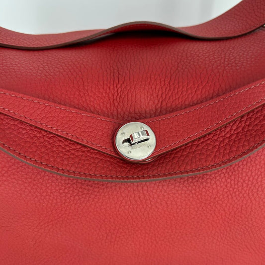 Hermes Lindy 30 Leather Handbag