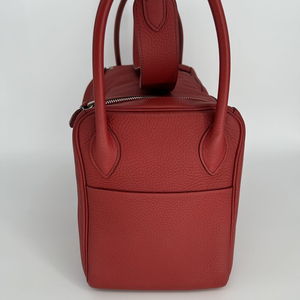 Hermes Lindy 30 Leather Handbag