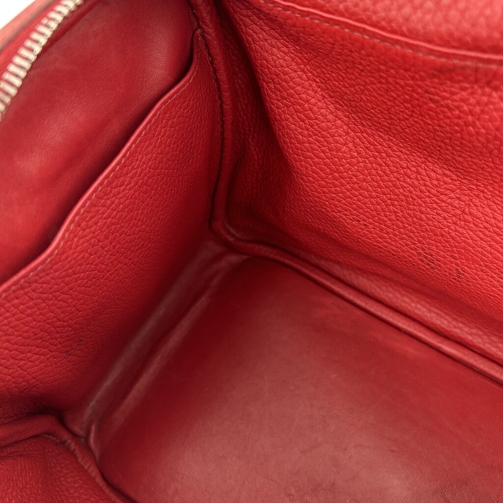 Hermes Lindy 30 Leather Handbag