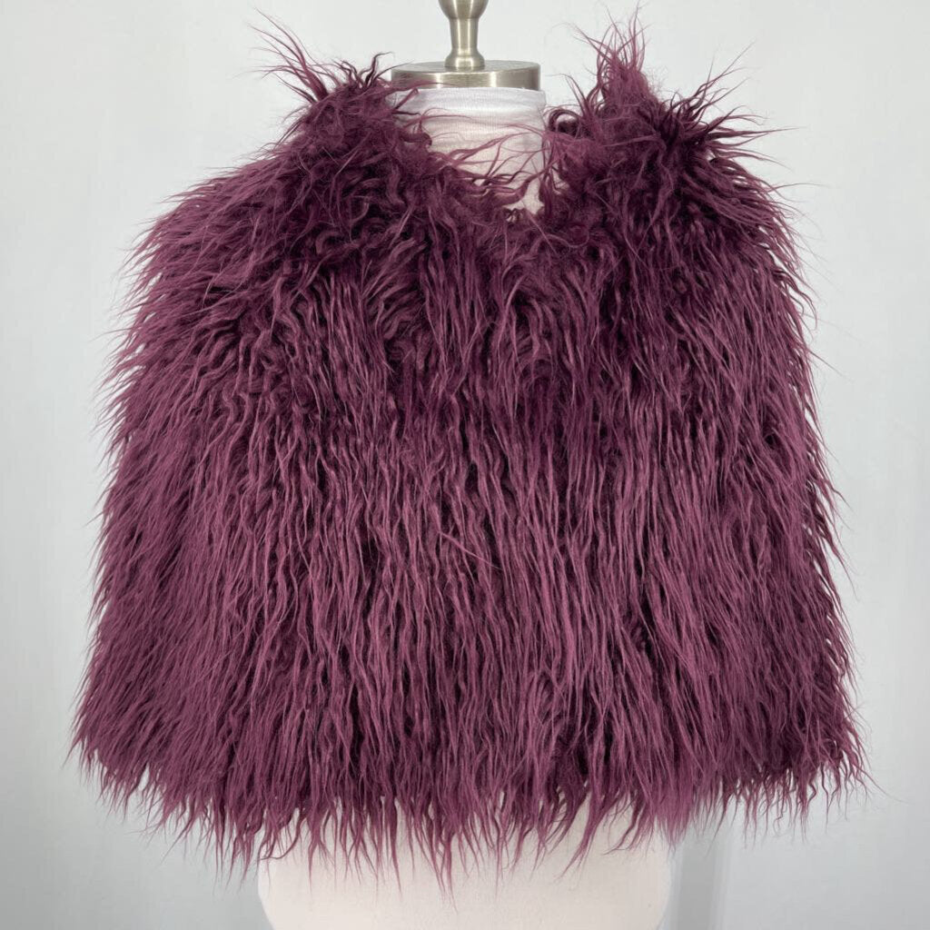 Faux Fur Poncho