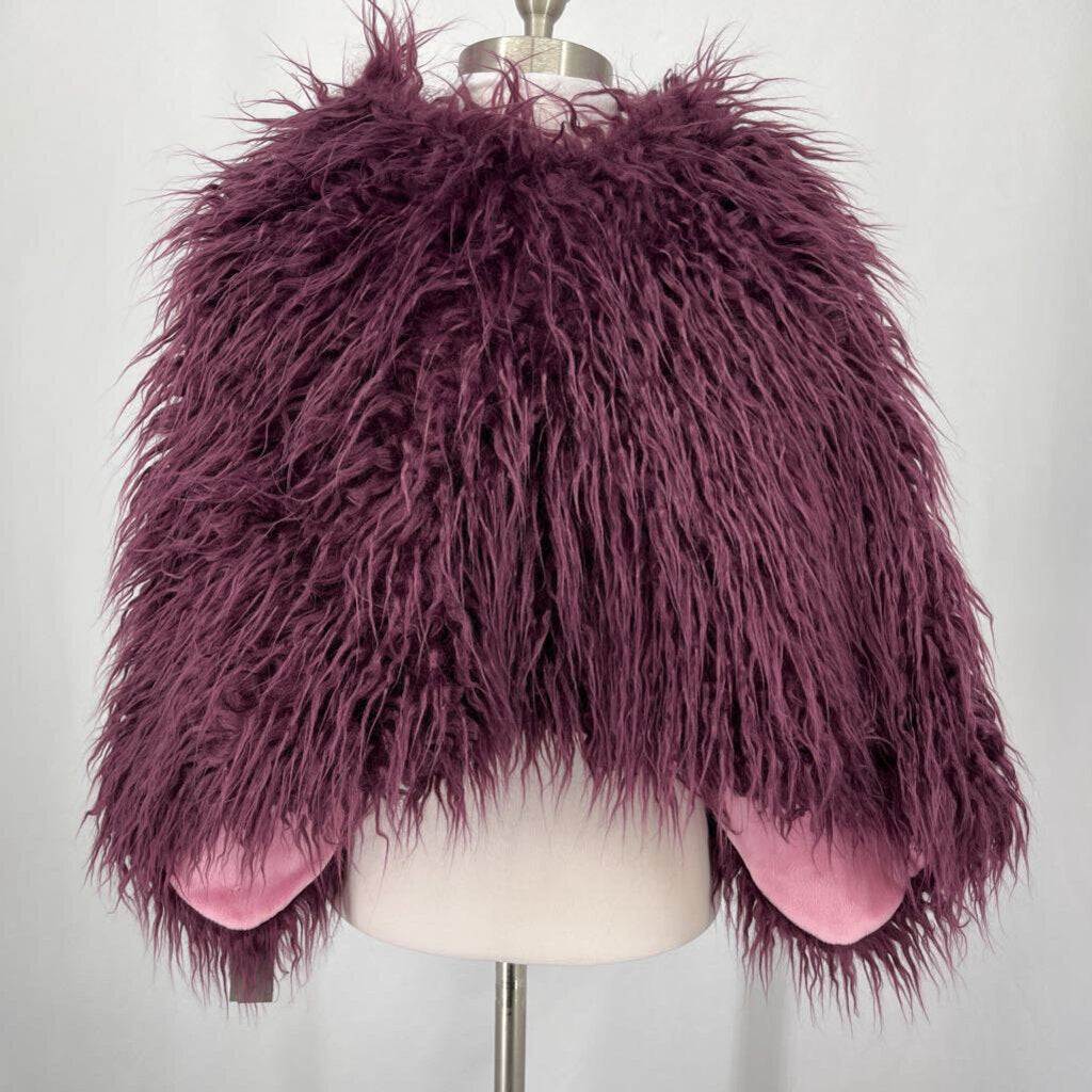 Faux Fur Poncho