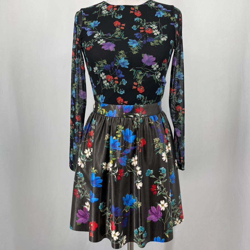 Alice & Olivia Floral L/s Dress