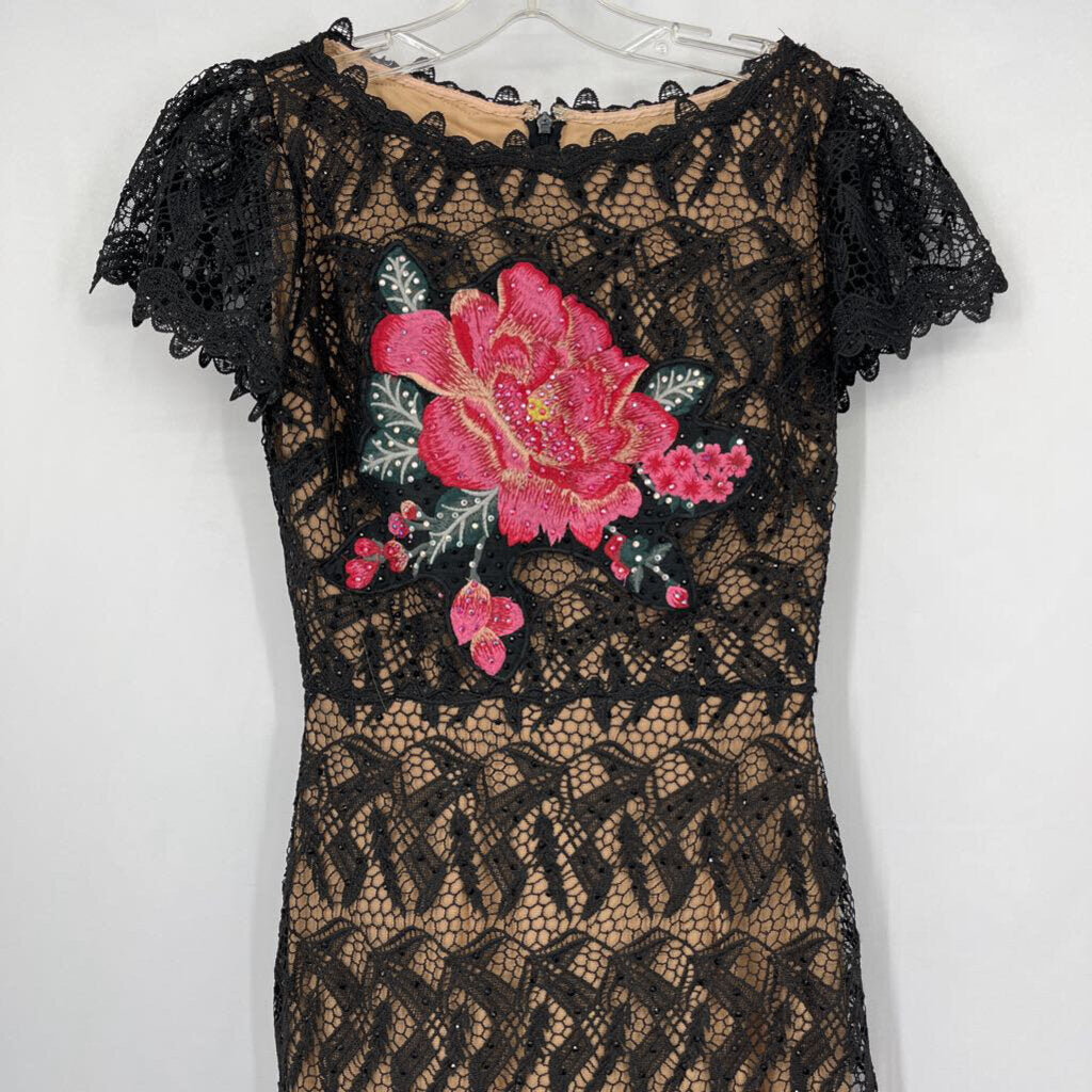 Jovani S/s Crochet Dress