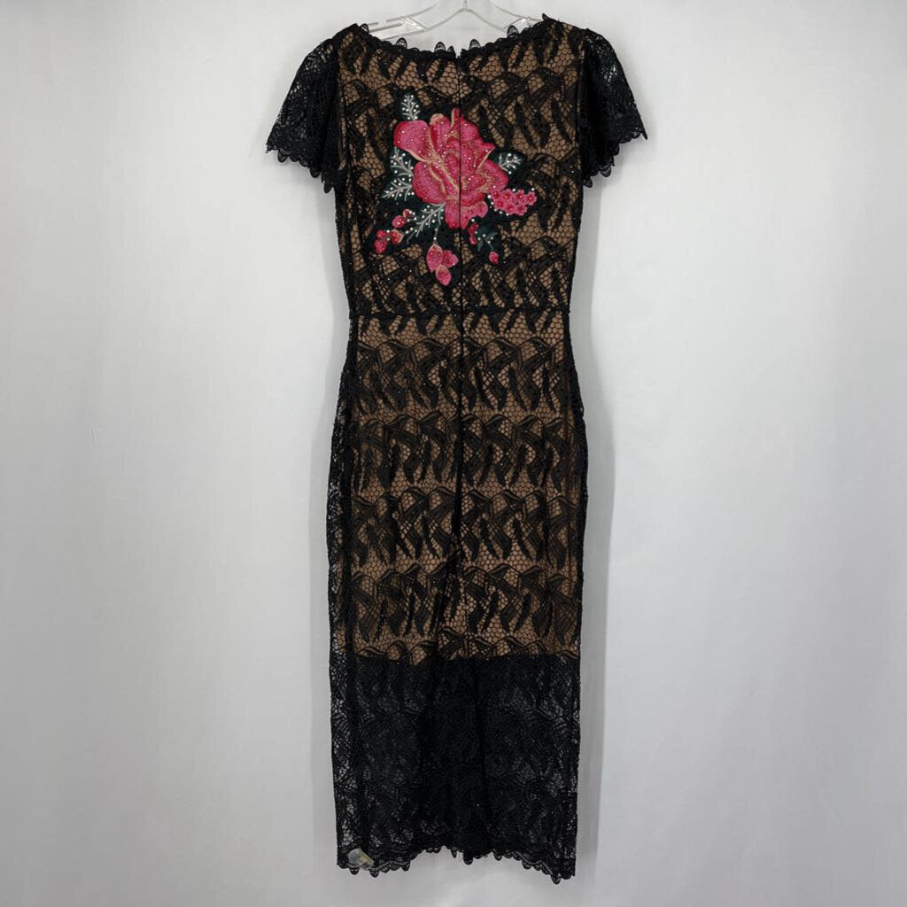Jovani S/s Crochet Dress