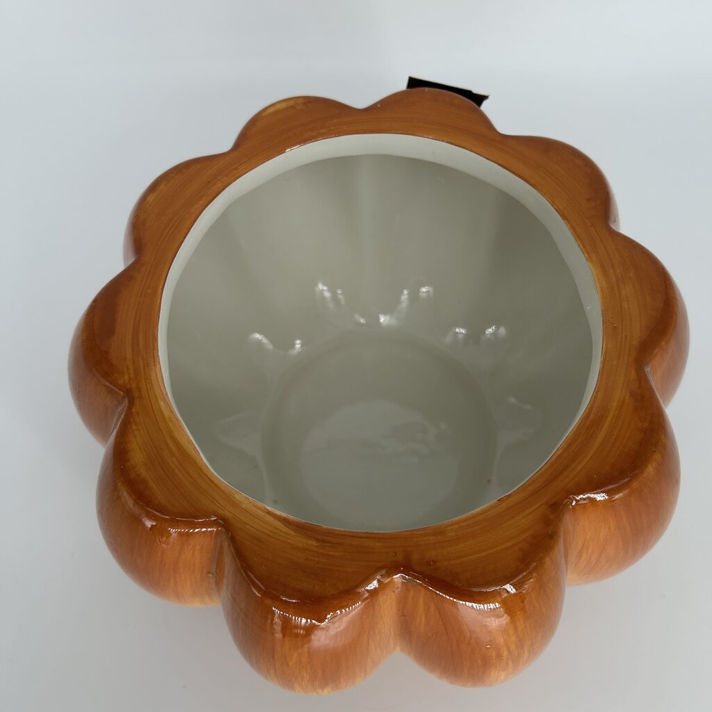 Ceramic Pumpkin Jar with Lid