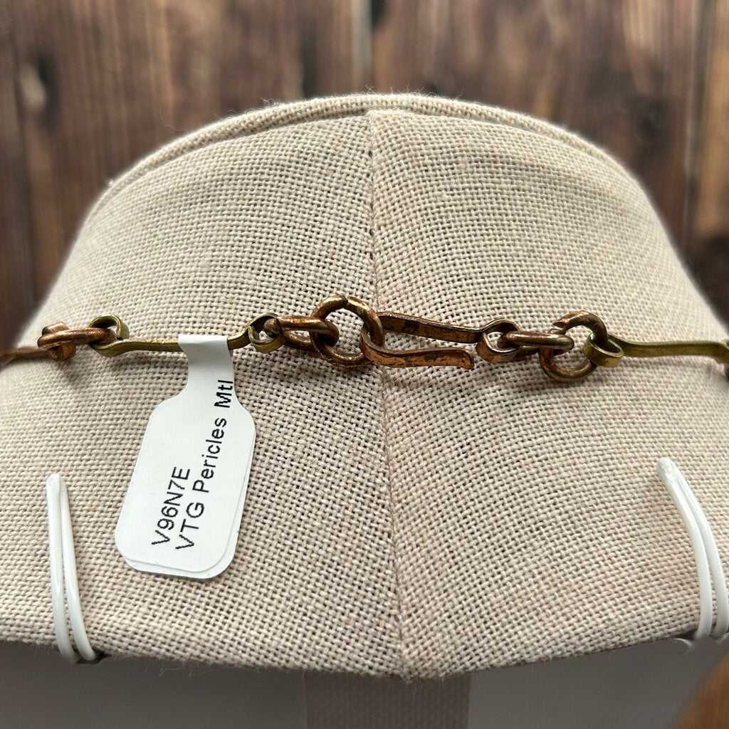 Vintage JB Pericles Brass Necklace