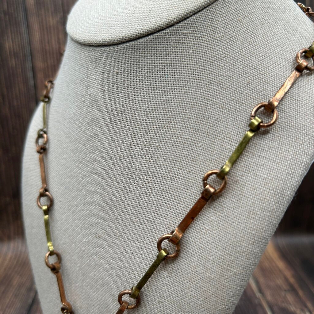 Vintage JB Pericles Brass Necklace