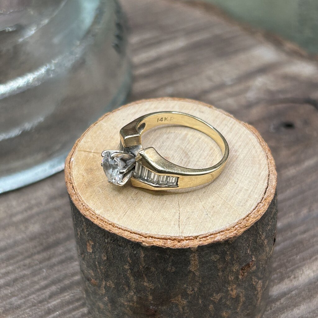 14k Gold & Diamond Ring Set
