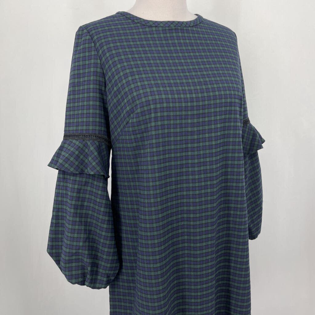 Loft L/s Plaid Dress