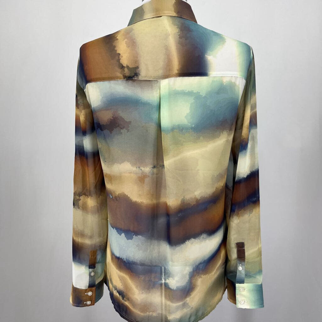 Express L/s Sheer Shirt
