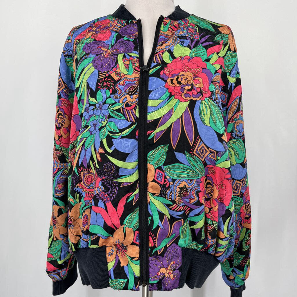 VTG Floral Bomber Jacket