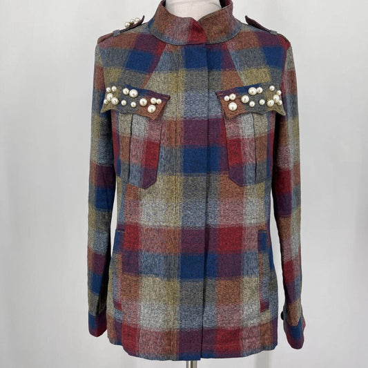 Cabi Plaid Shacket