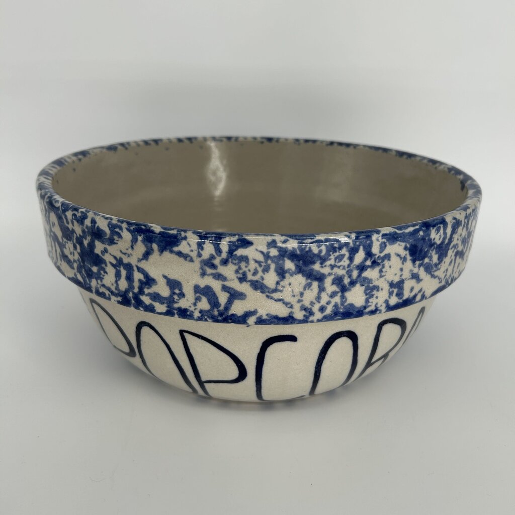 Stoneware Popcorn Bowl