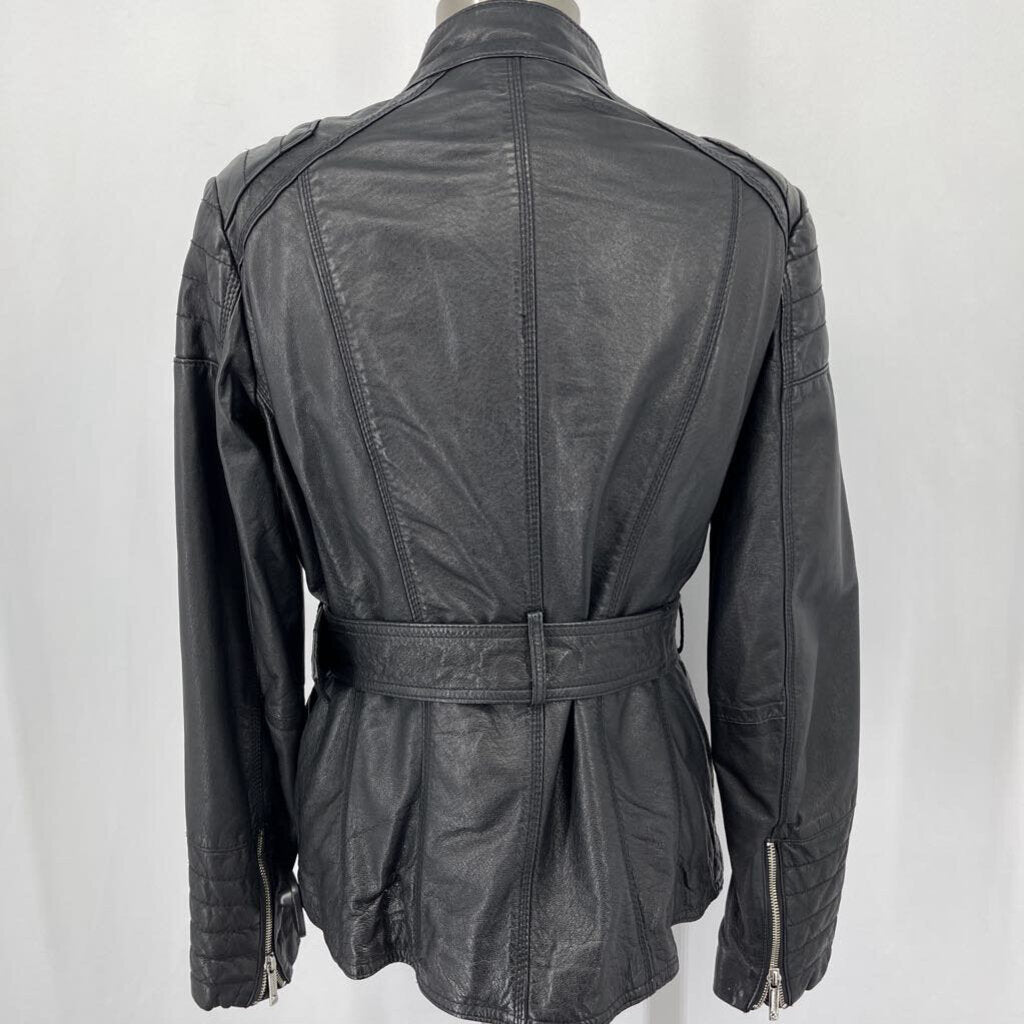 MK Leather Utility Jacket