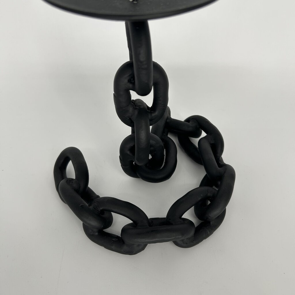 Metal Chain Candle Holder