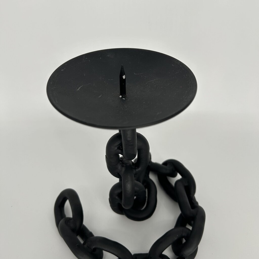 Metal Chain Candle Holder
