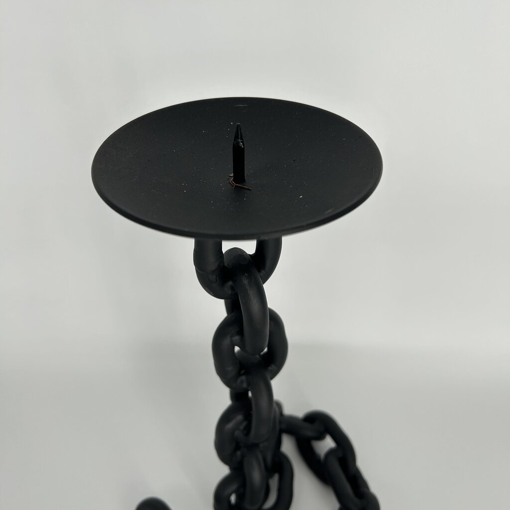 Metal Chain Candle Holder