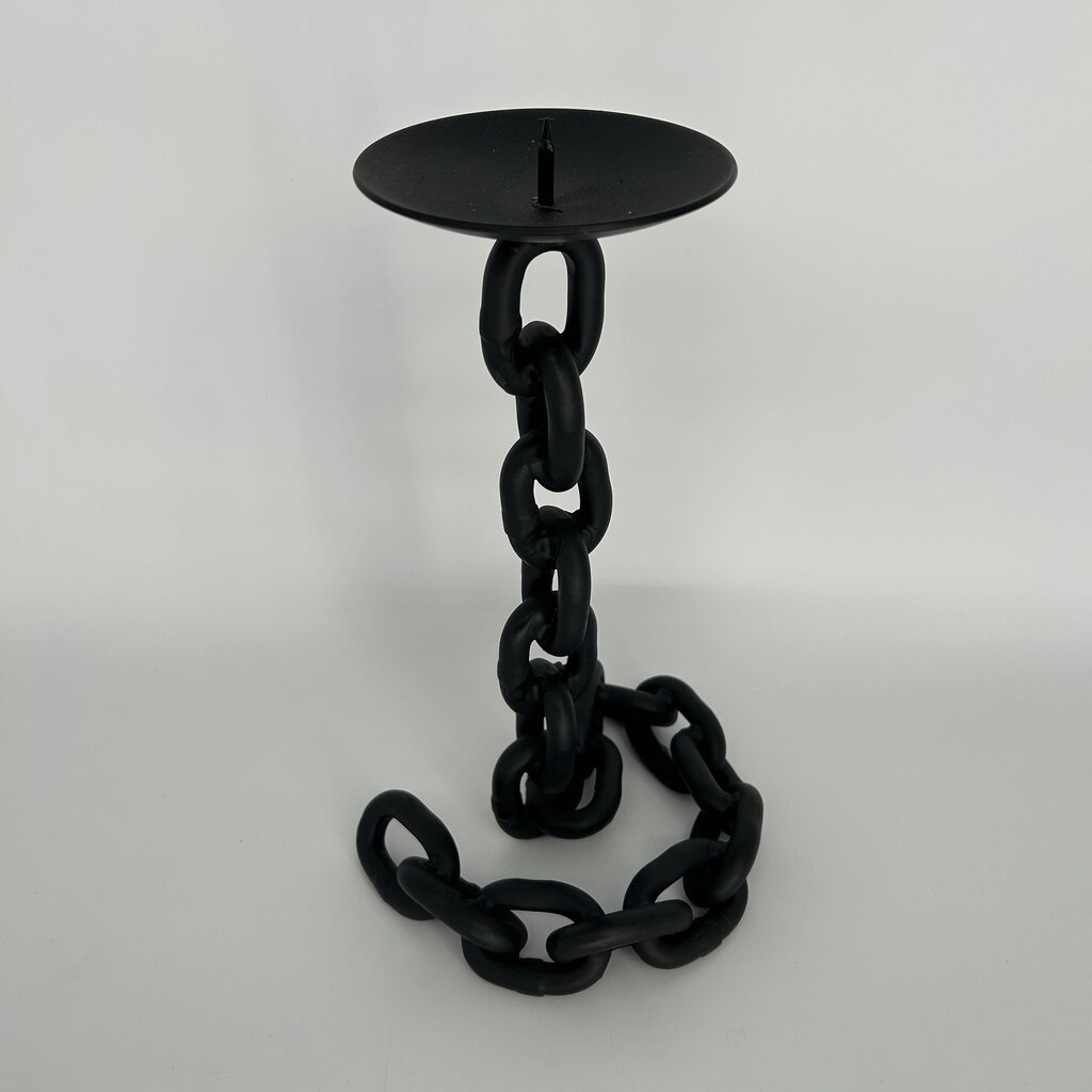 Metal Chain Candle Holder