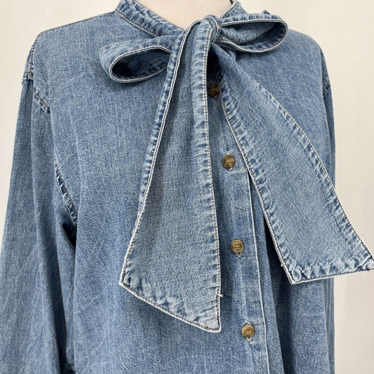 OAT L/s Bow Collar Shirt