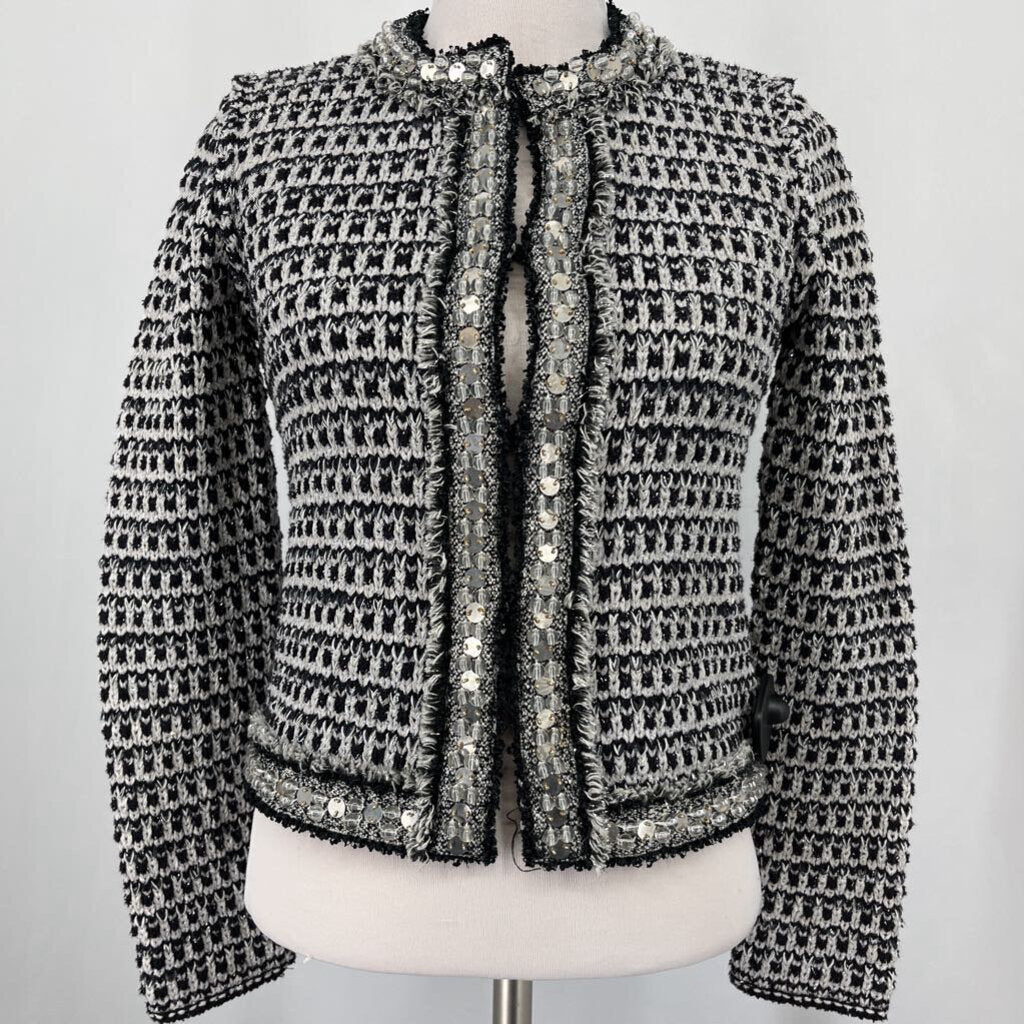 Tory Burch Beaded Tweed Jacket