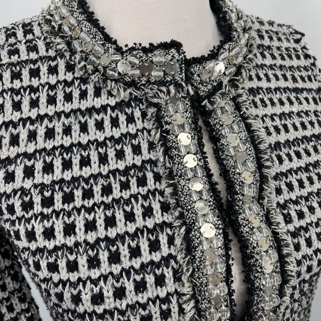 Tory Burch Beaded Tweed Jacket