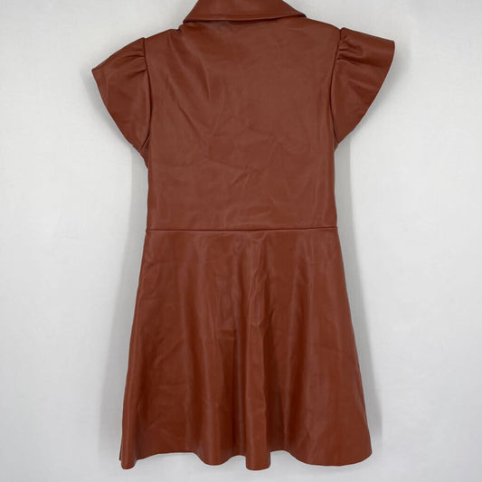 BCBG S/s Faux Leather Dress