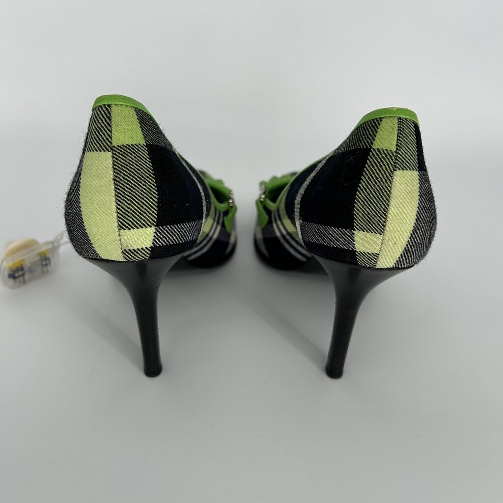 Dior Plaid Heels