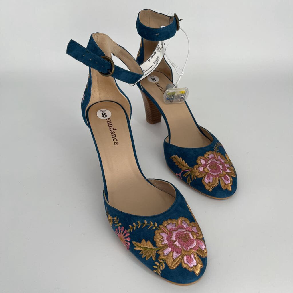 Sundance Embroidered Heels