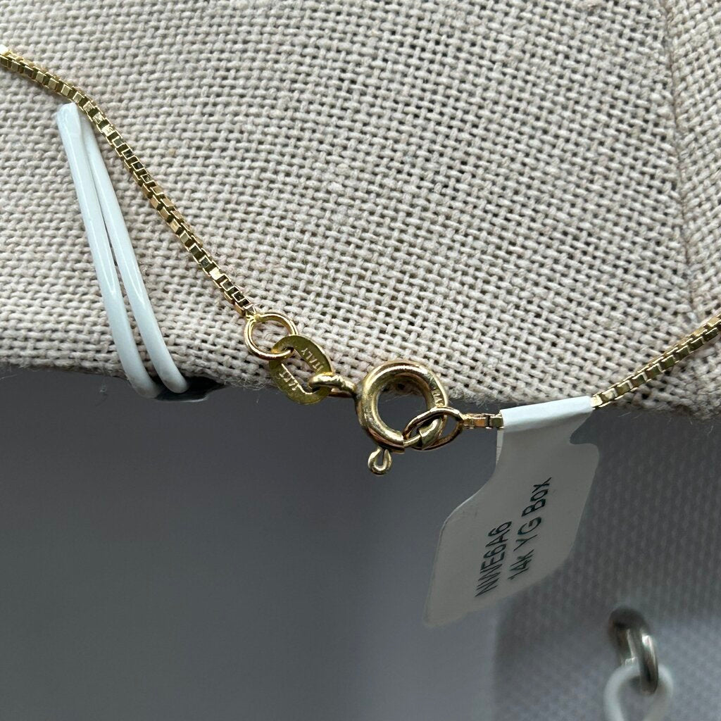 14k Box Chain Necklace