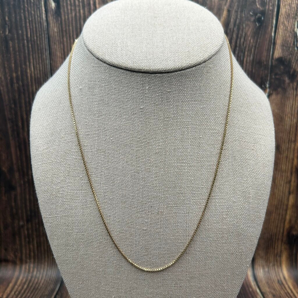 14k Box Chain Necklace