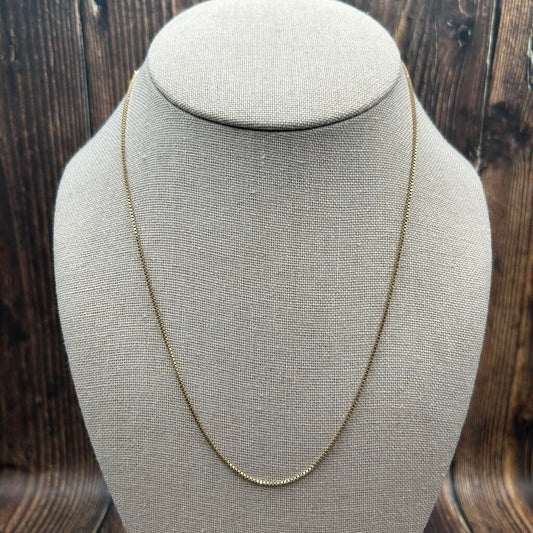 14k Box Chain Necklace