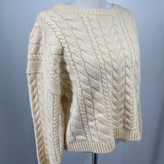 J Crew L/s Back Bow Sweater