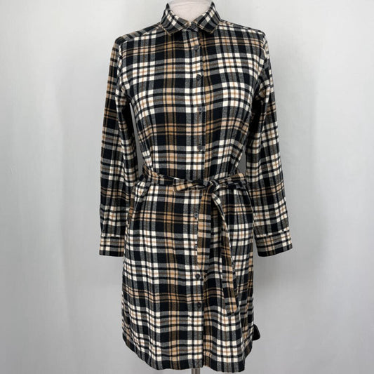 Loft L/s Plaid Flannel Dress