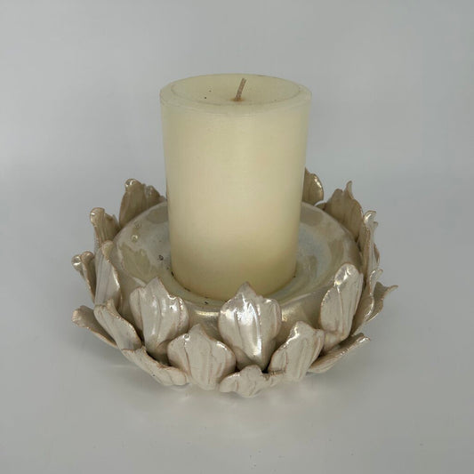 Z Gallerie Leaves Candle Holder