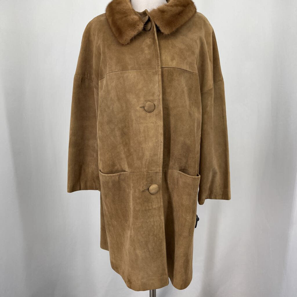 Suede Coat AS IS