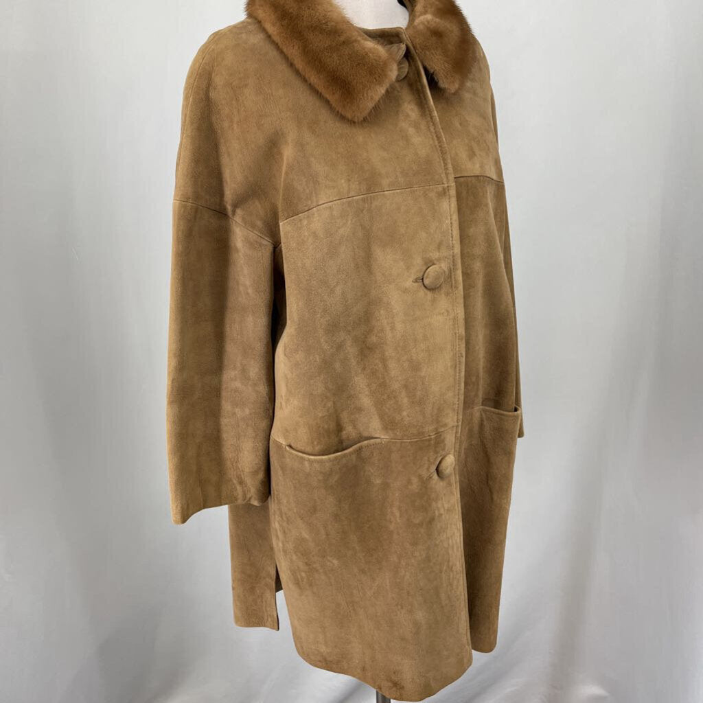 Suede Coat AS IS