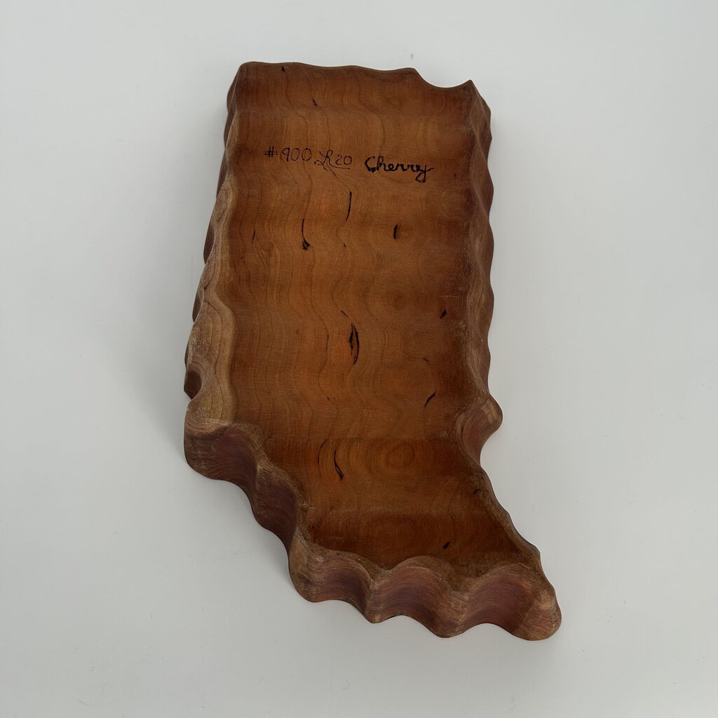 Indiana Wood Carved Bowl