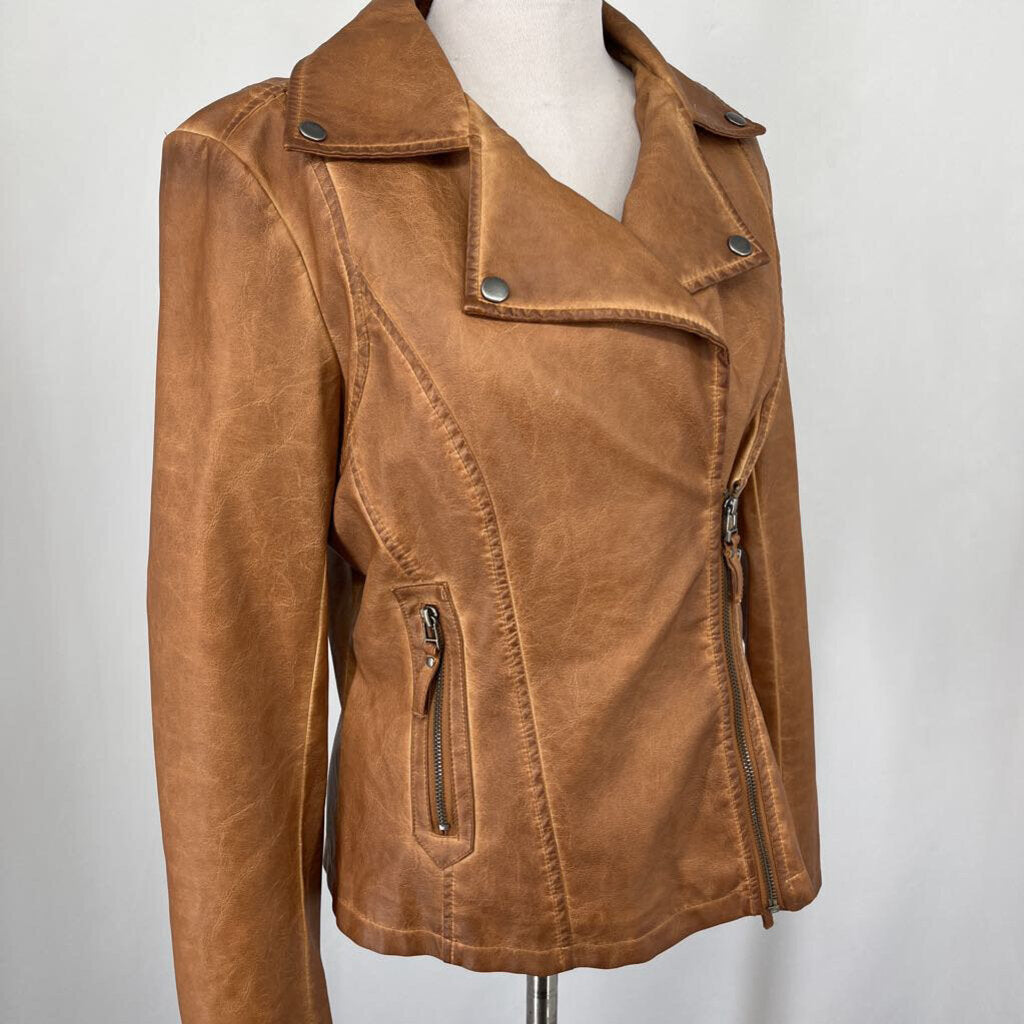 Max Studio Faux Leather Jacket