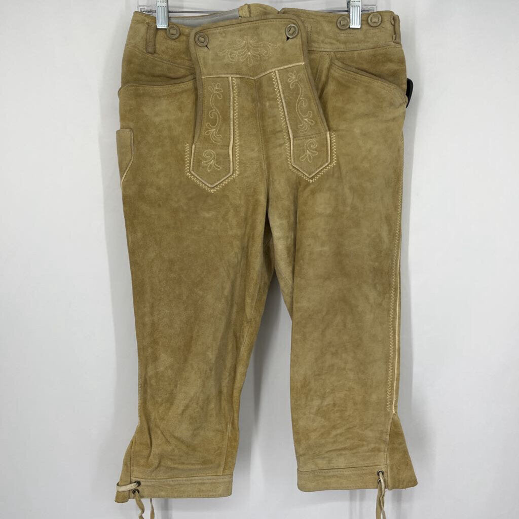 Suede Kniebund Lederhose Pants