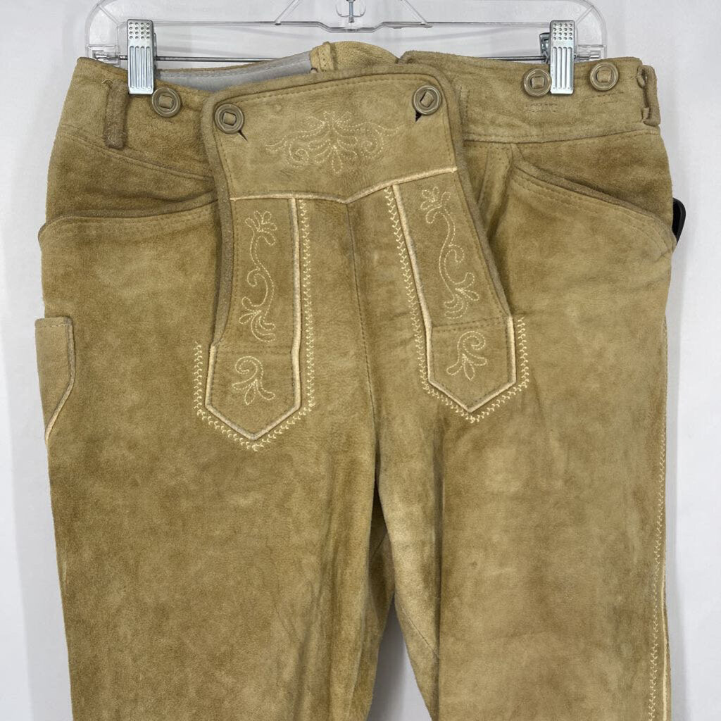 Suede Kniebund Lederhose Pants
