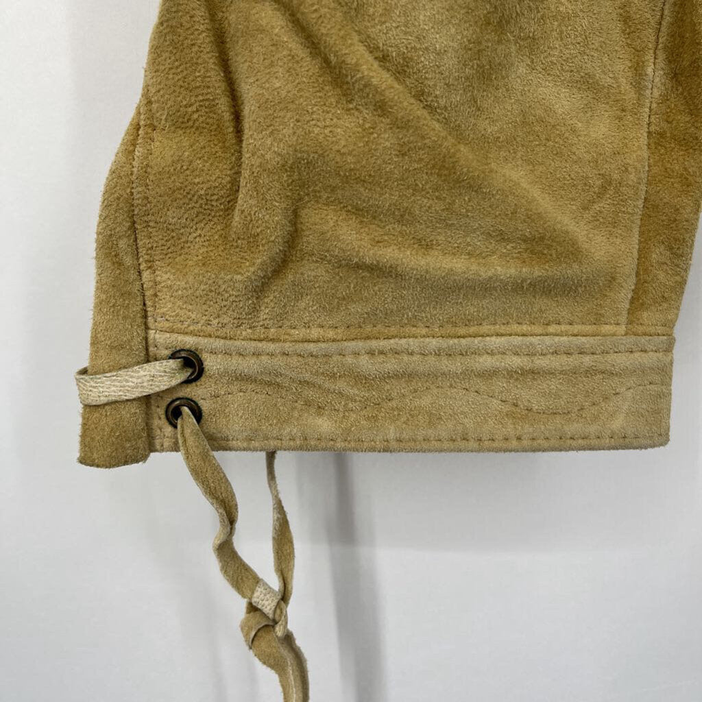 Suede Kniebund Lederhose Pants