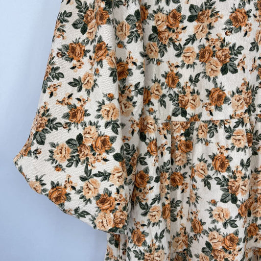 One Loved Babe s/s Floral Maxi Dress