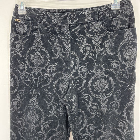 St. John Sport Floral Cord Pants