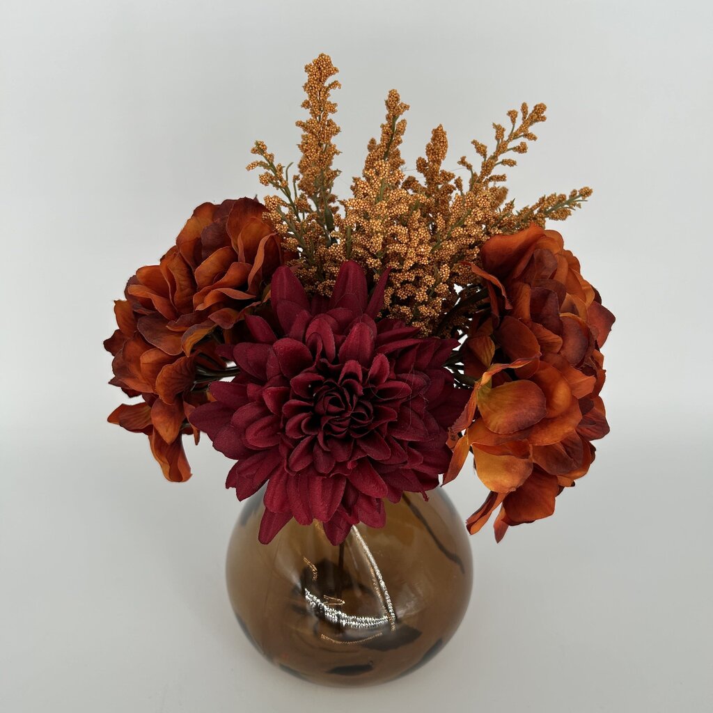Floral Bouquet in Glass Vase