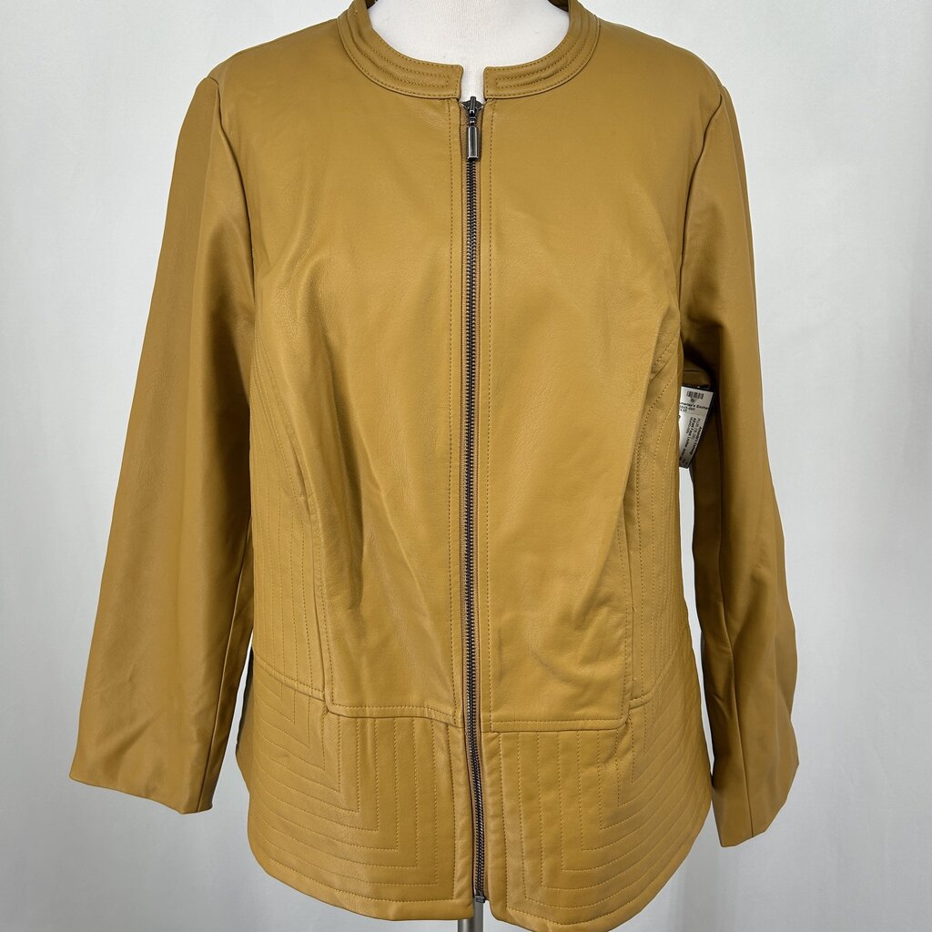Alfani Faux Leather Jacket