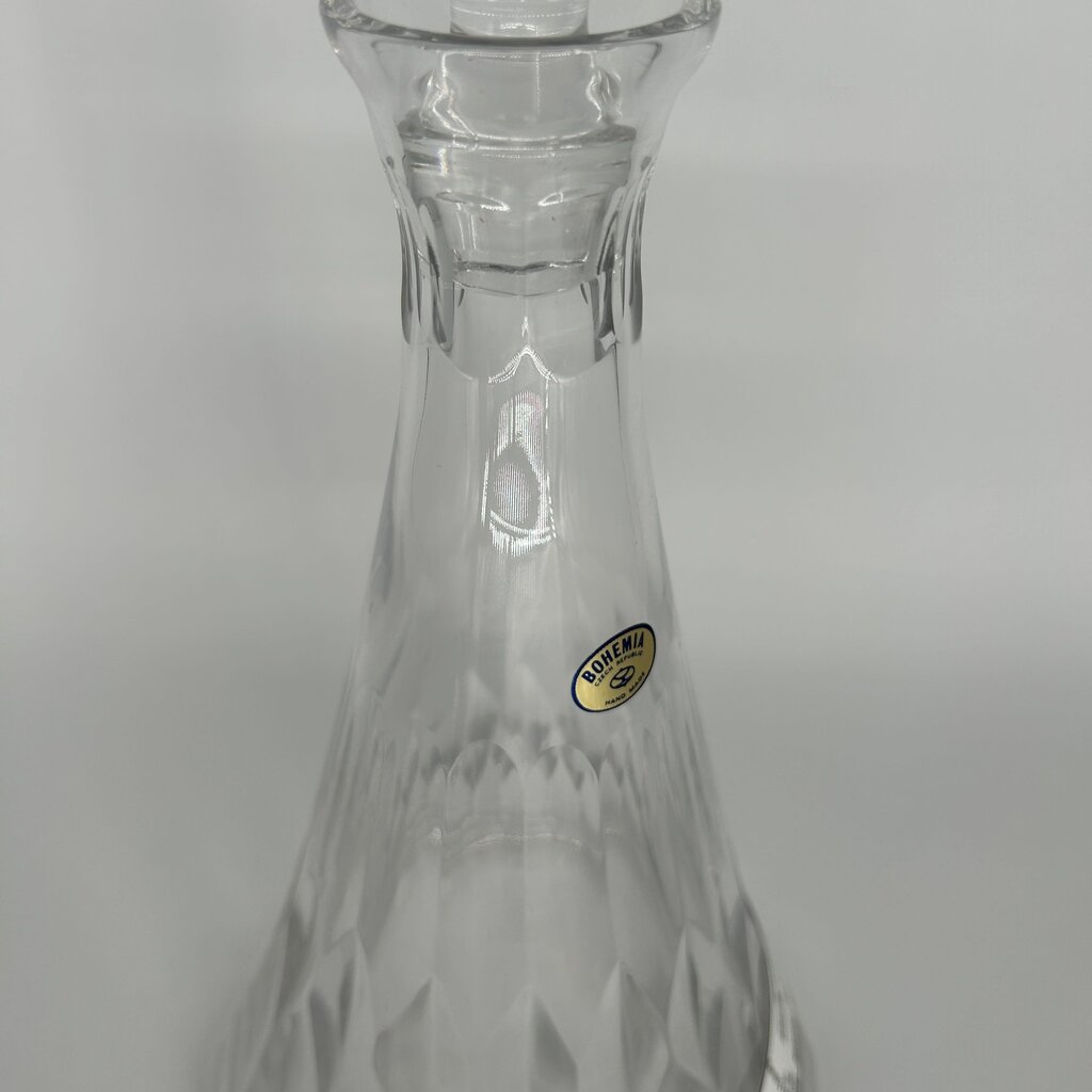 Bohemia Crystal Decanter with Lid