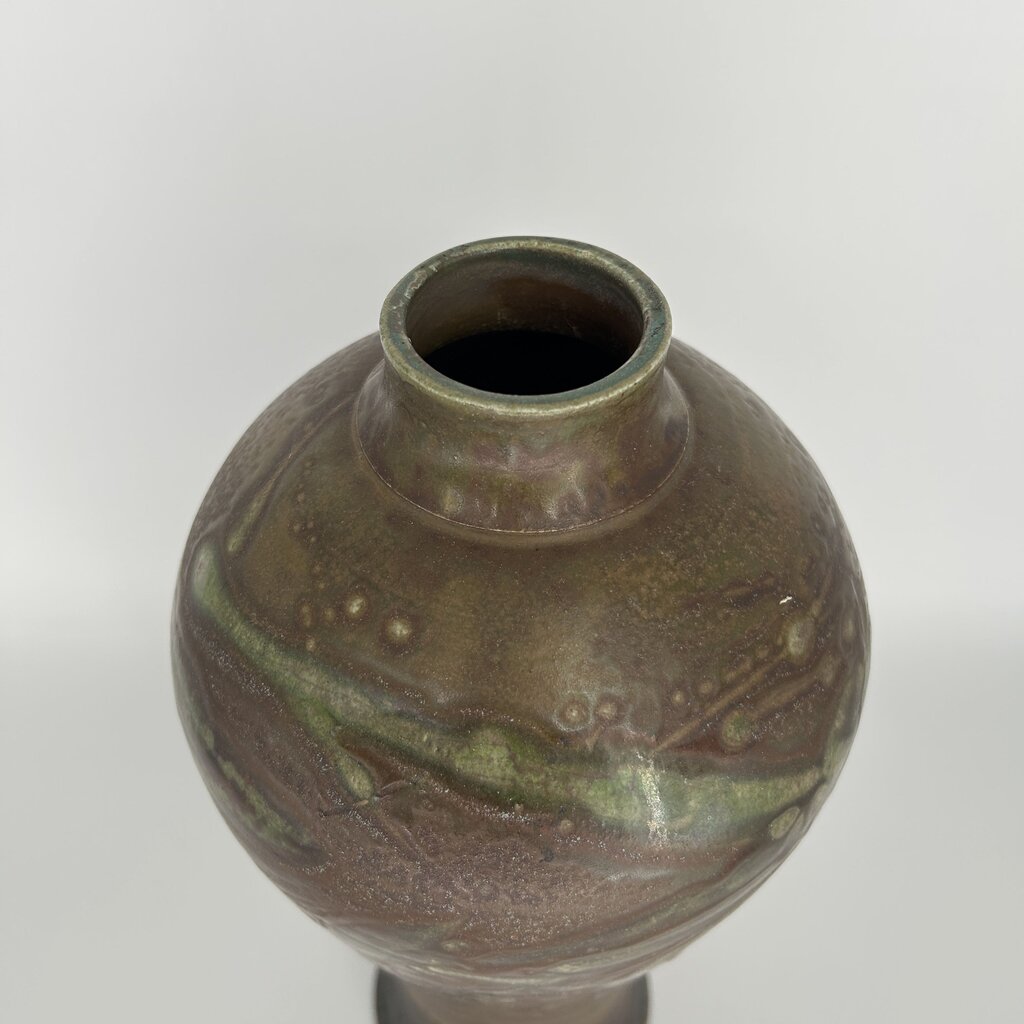 Iridescent Drip Glaze Vase