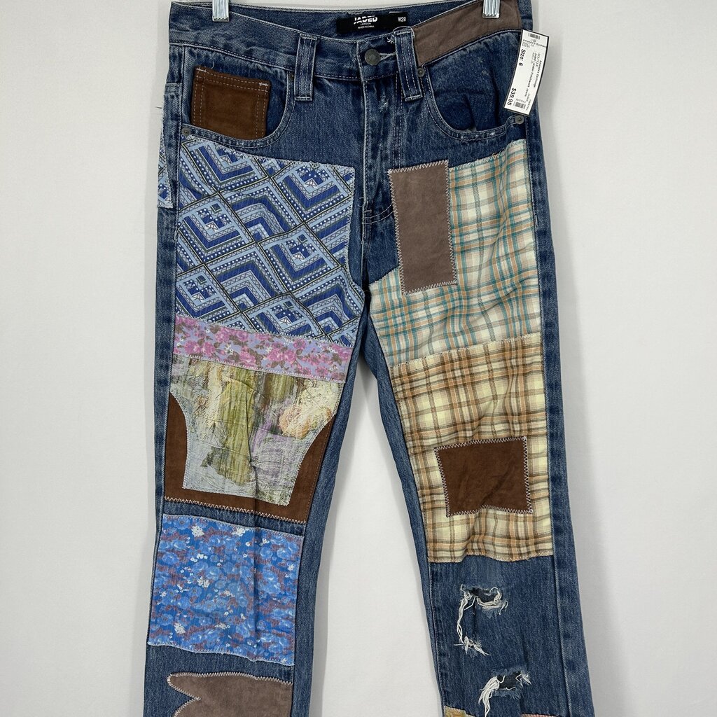 Jaded London Patchwork Jeans