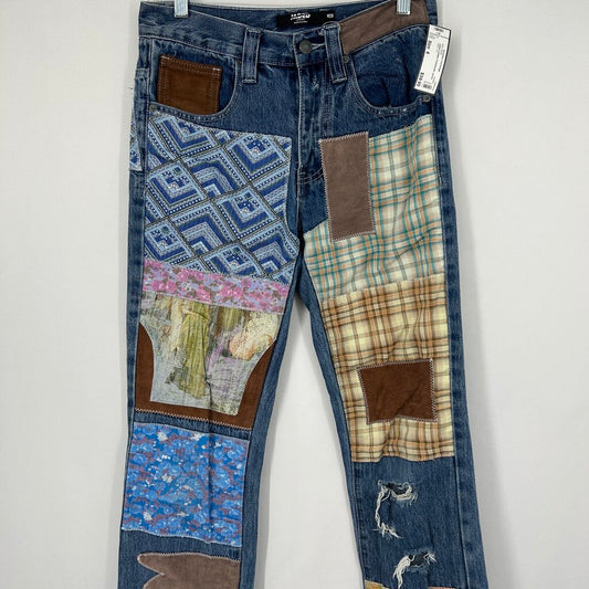 Jaded London Patchwork Jeans