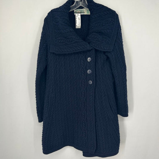 Aran Crafts L/s Open Cardigan
